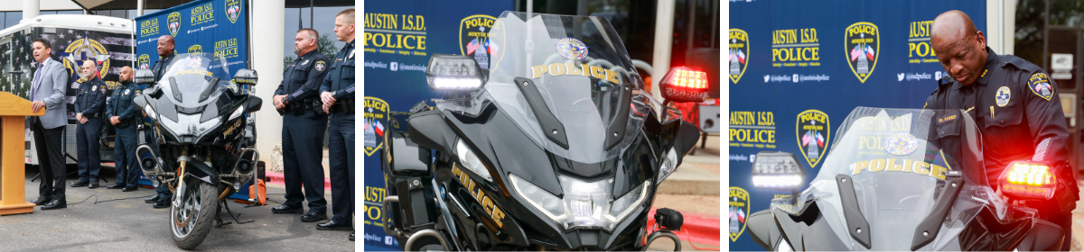 The Austin ISD police department announced the creation of the district’s inaugural motorcycle police unit