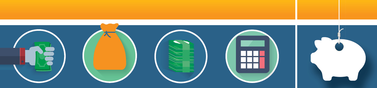 Piggy bank/money illustration