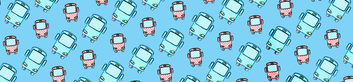 Bus pattern illustration