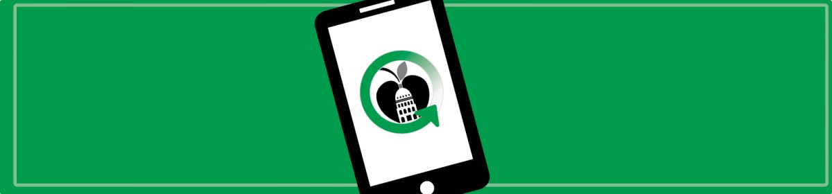 Image of phone with AISD logo and update symbol.