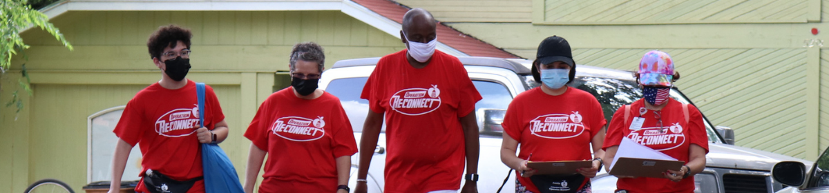 Volunteers with operation reconnect