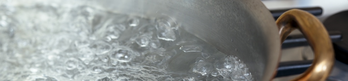 Boiling water