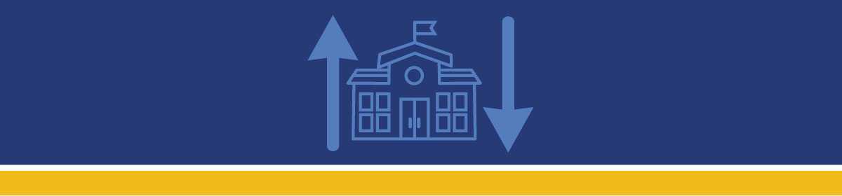 Boundary realignment logo on blue banner