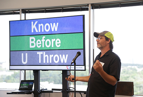 Zero-waste training Know before you throw