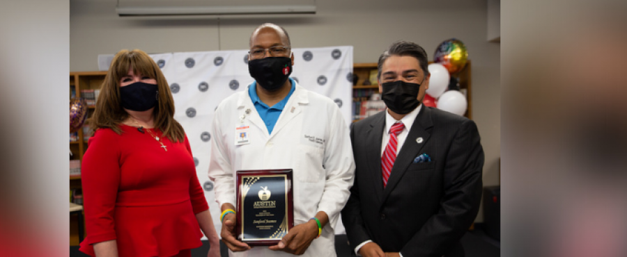 Sanford Jeames, Teacher of the Year Finalist