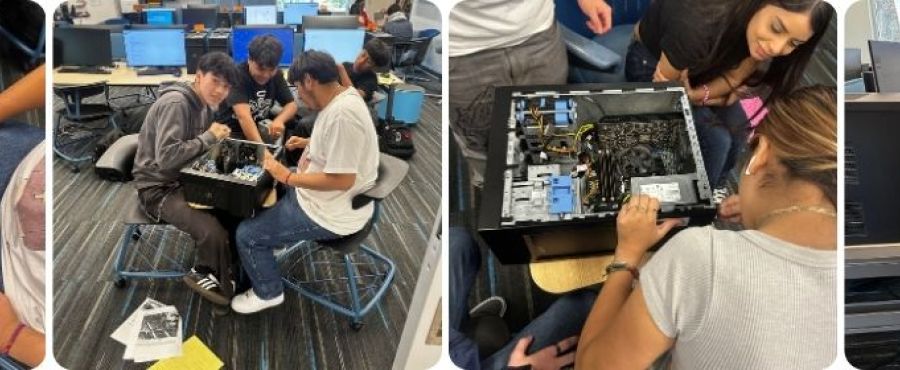 Students from Northeast ECHS take P-tech classes with a focus on cybersecurity 