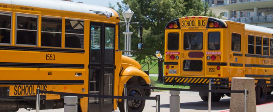 Austin ISD school buses 