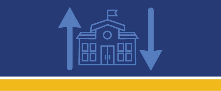 Boundary realignment logo on blue banner