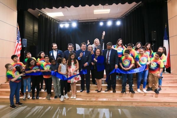 cutting of the ribbon 