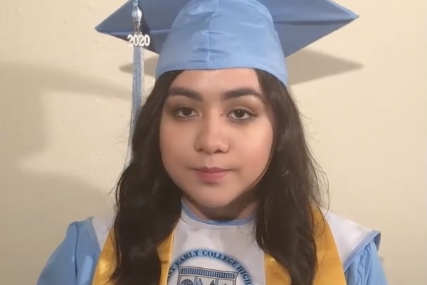 Valedictorian Michelle Jade Abalos-Berumen